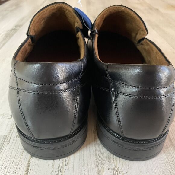 Florsheim MIDTOWN MOC SLP Men’s Size 12.5B Black 12137-001 Slip On Leather Shoes main image 6